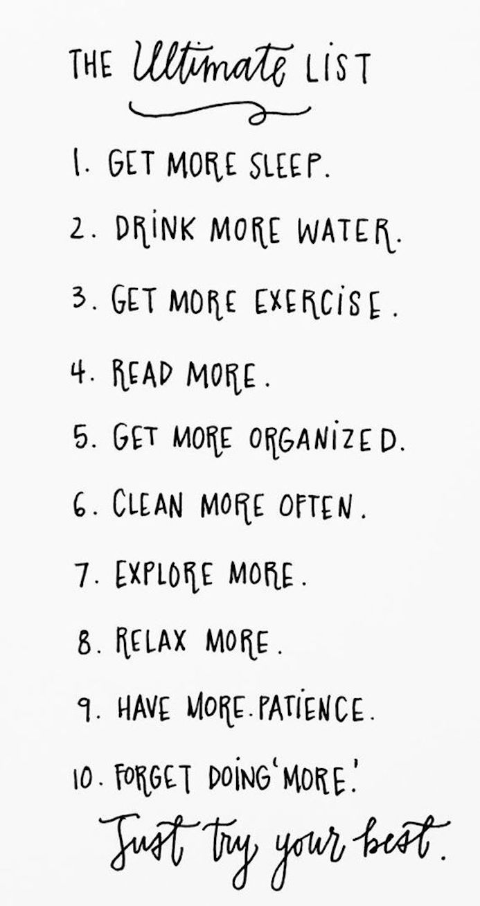 2015 resolutions to do