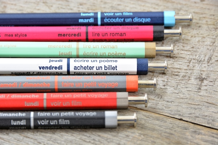 Stylos a bille Le Papier colores 2.JPG