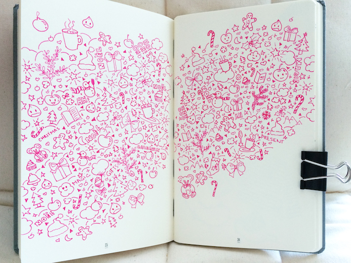 calepin dessin le papier