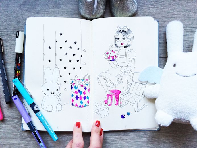 carnet dessin 