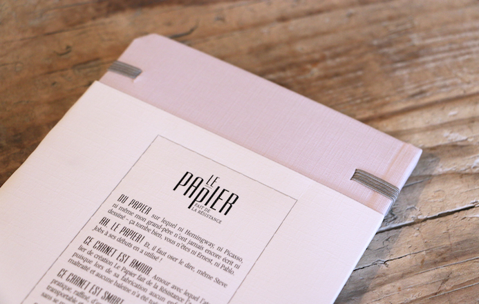 carnet rose - le papier fait de la resistance 13