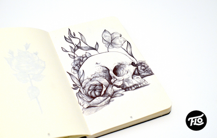 cahier de dessin le papier