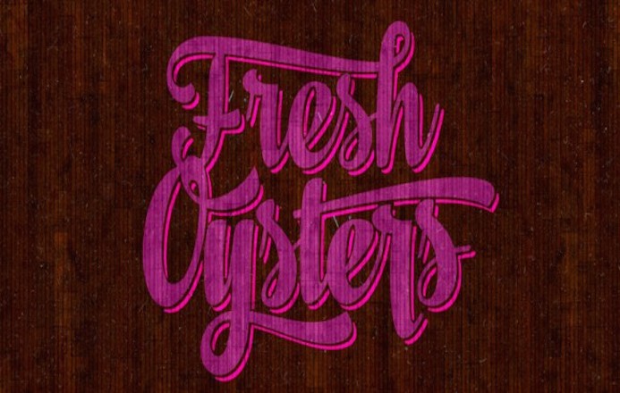 lettering original typographie le papier fait de la resistance