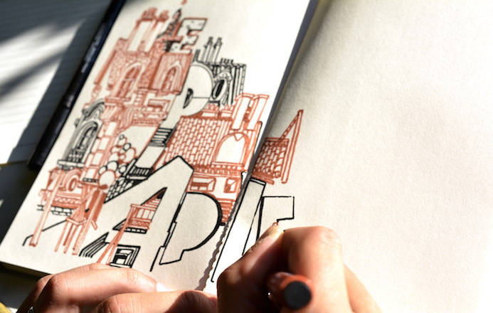 graff sur papier