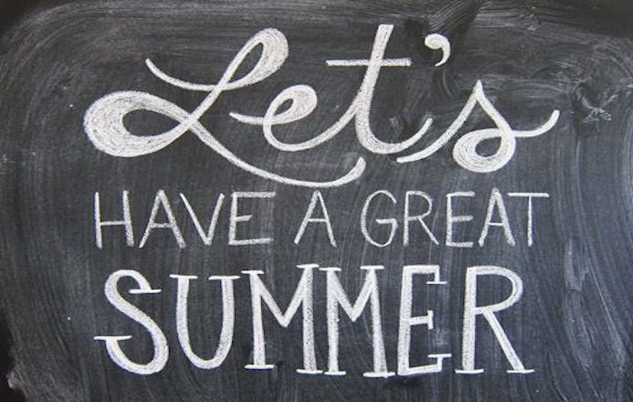 summer handlettering typography