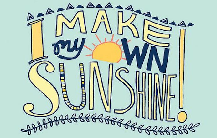 typographie sunshine