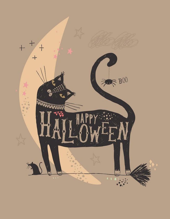 halloween typography