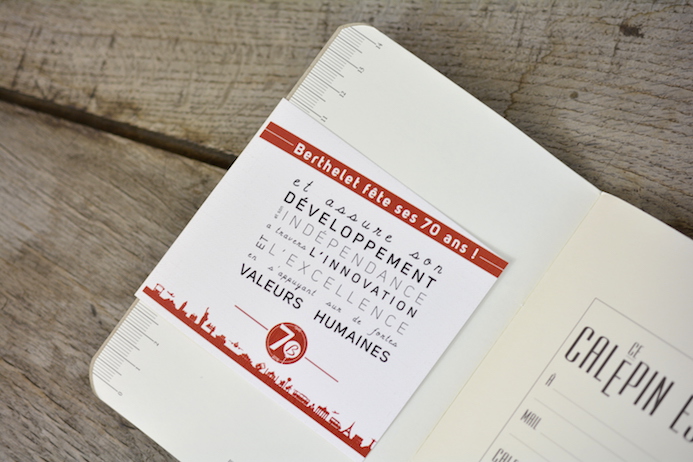 carnet personnalise berthelet