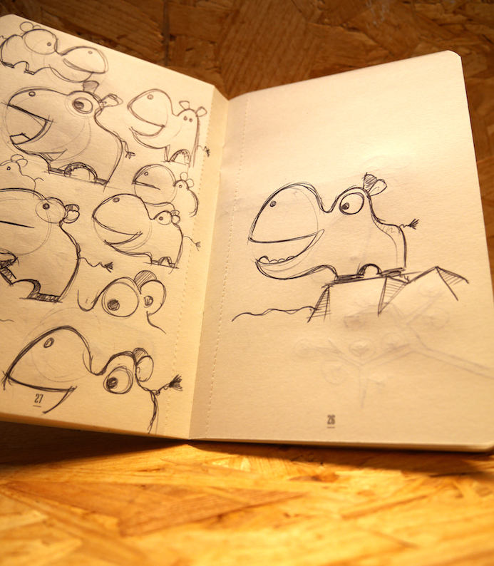 dessin le papier carnet