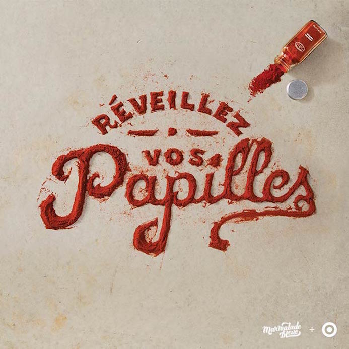 handlettering food