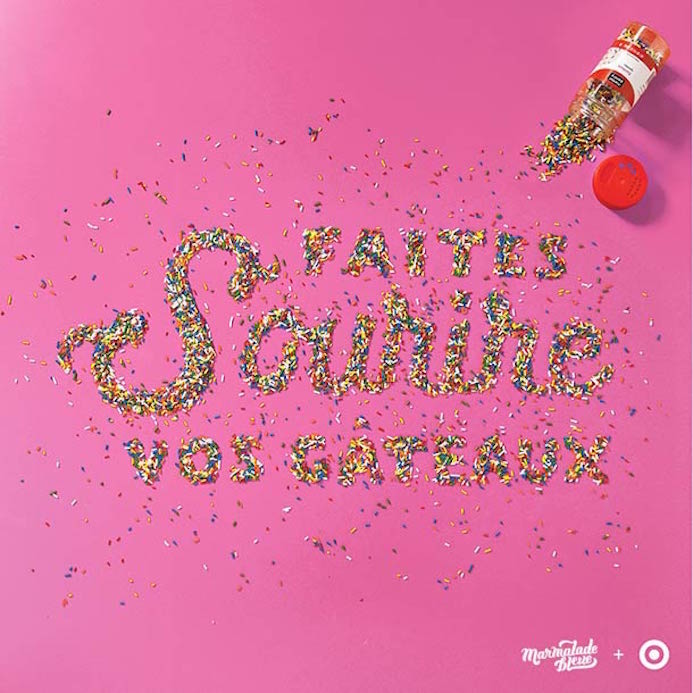 marmalade bleue handlettering