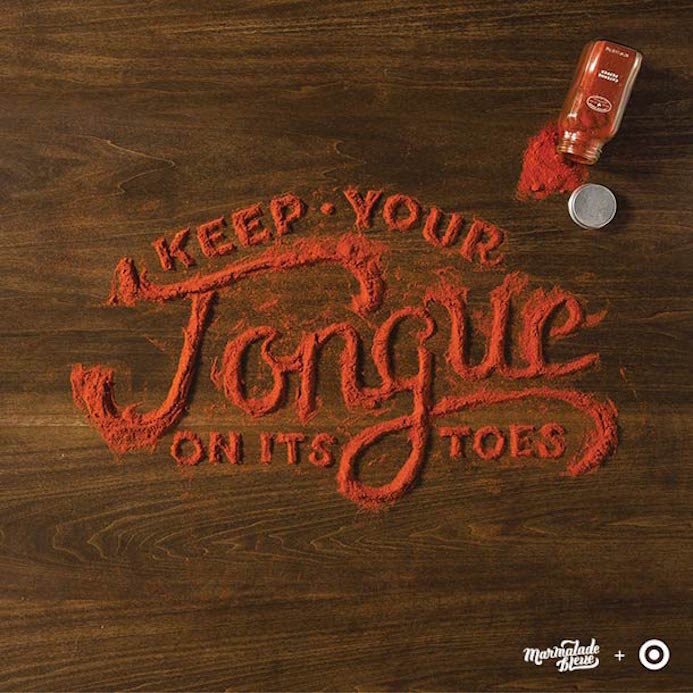 marmalade bleue typography