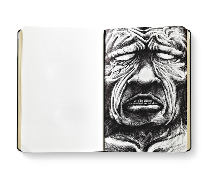 Jim Blug Dessinateur sketchbook