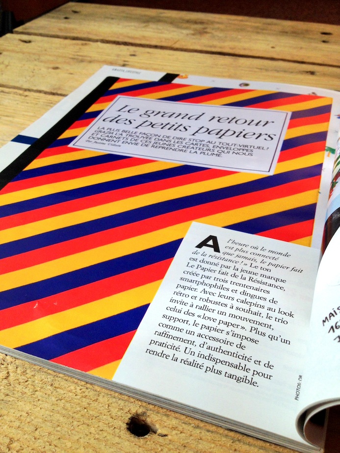 Carnet de notes-Le Papier fait de la Resistance 2