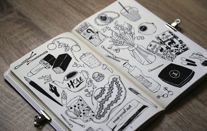 carnet de croquis - artiste audrey leroy 3
