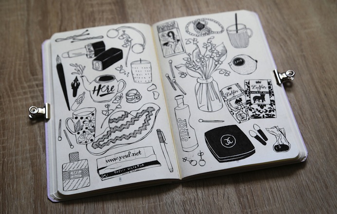 carnet de croquis - artiste audrey leroy 4