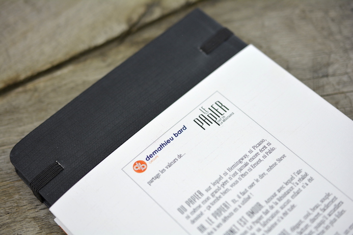 le papier fait de la resistance carnets personnalises