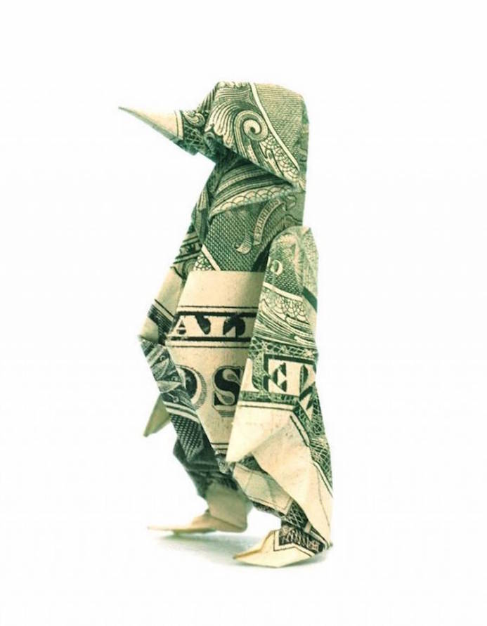 Dollar creative paper