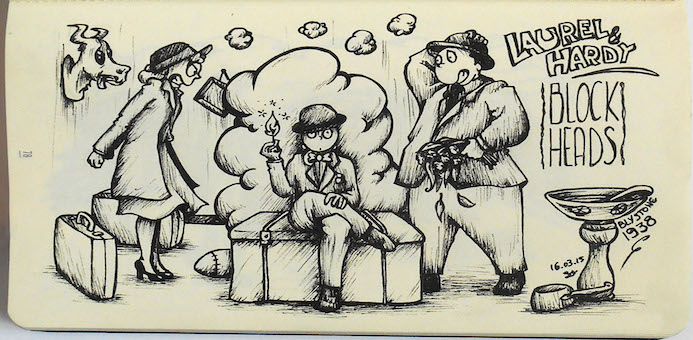 bloc note dessin