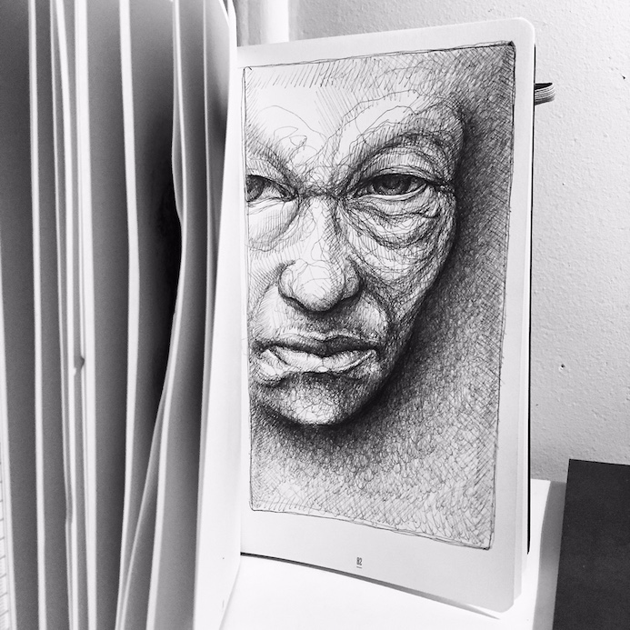 illustration carnet de dessin