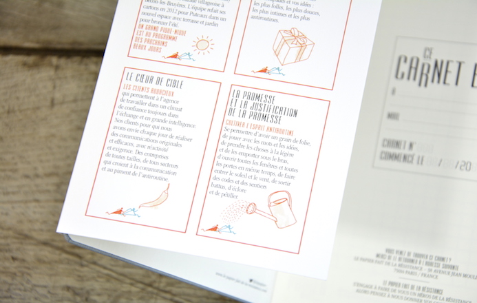 personnalisation carnet entreprise