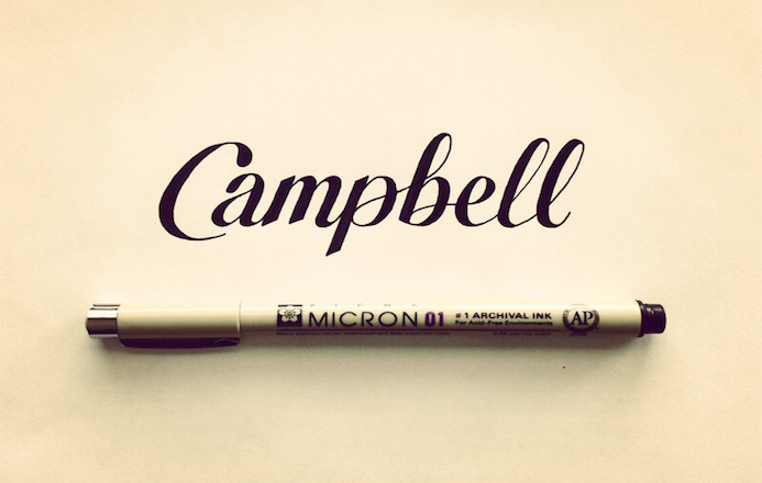 lettering logo