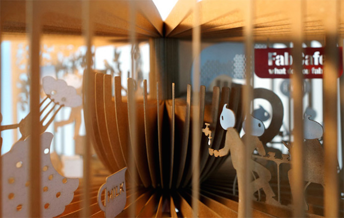Laser Cut Paper Story Book 8