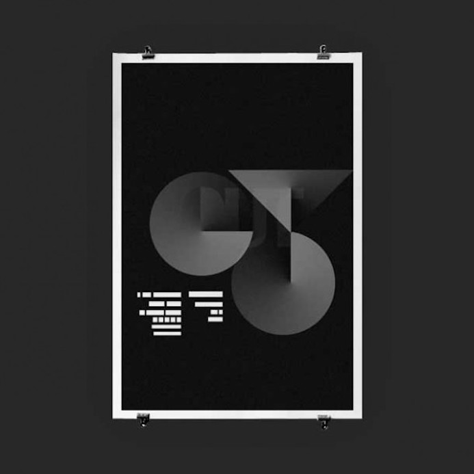 affiche typographique