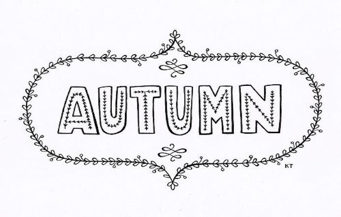 autumn typo