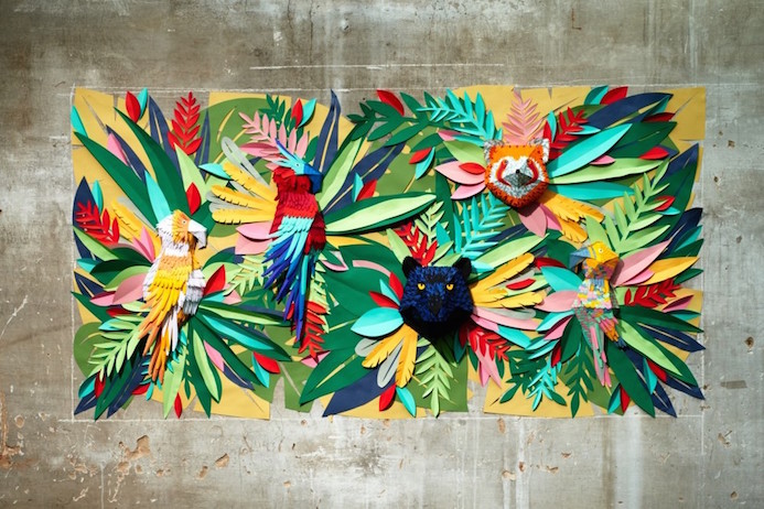 mlle hipolyte paper art