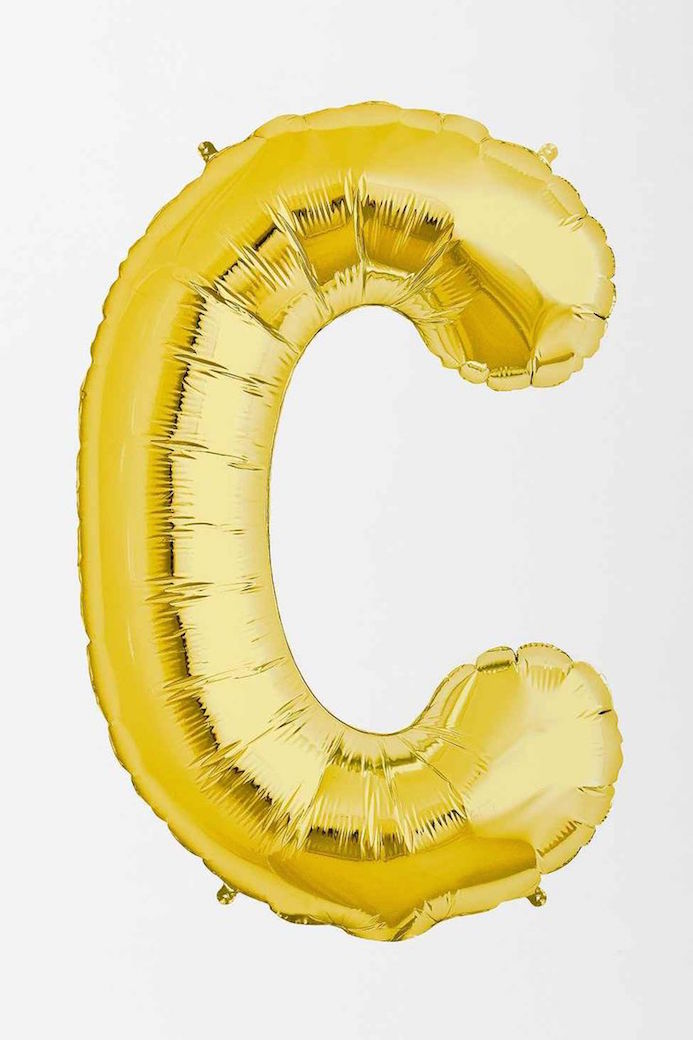 gold letter
