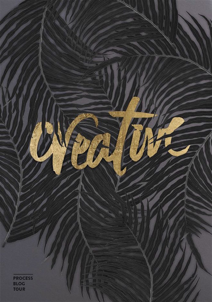 handlettering gold