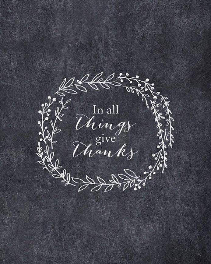 thanksgiving typography