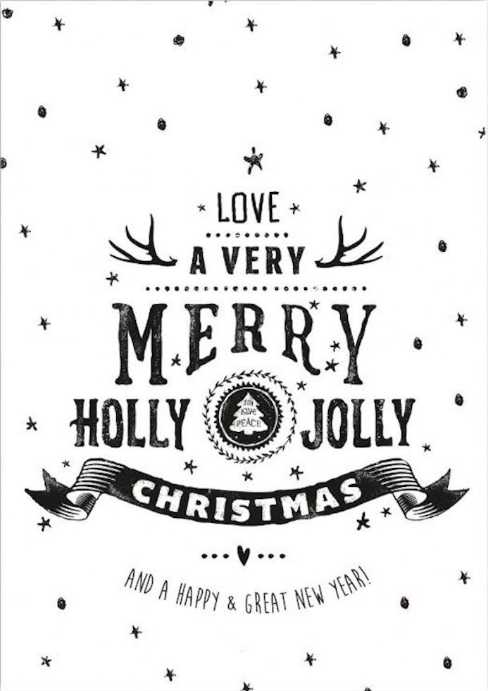 selection handlettering christmas