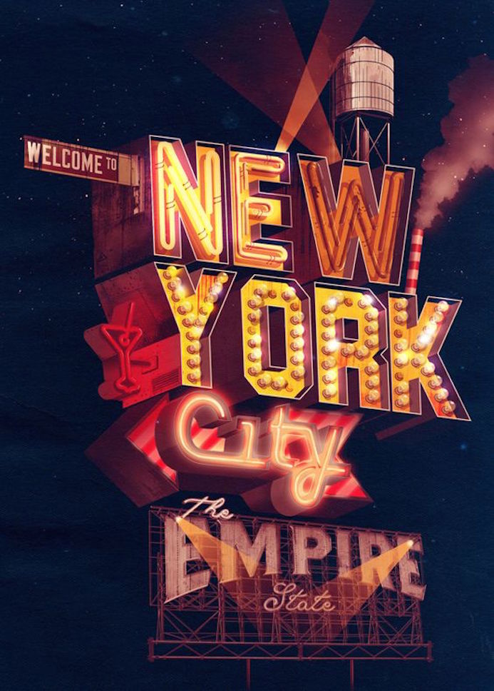 type neon english
