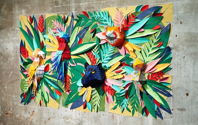 Le Papier aime la Jungle Tropicale en Papier