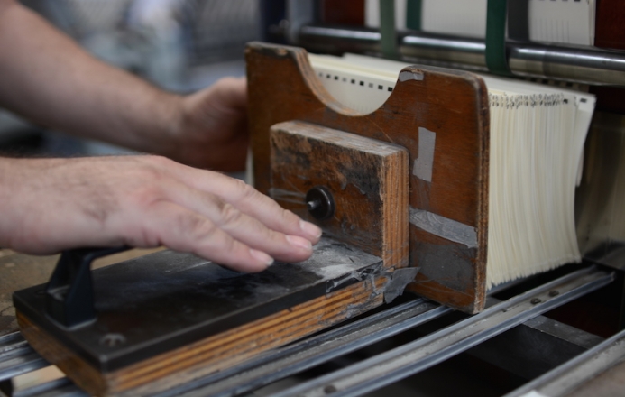 Dans notre atelier de fabrication...