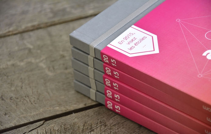 Souhaitez la bonne année avec des carnets personnalisés