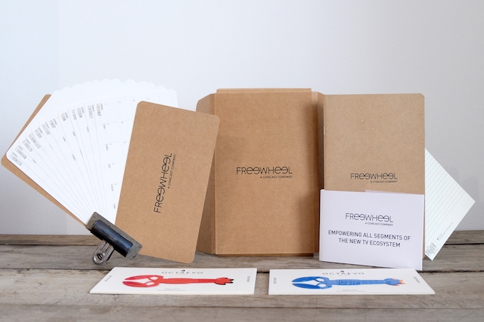 FreeWheel commande un coffret cadeau personnalisé