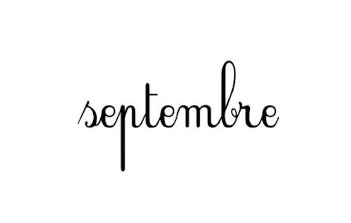 Carnet de typographie #65 : Septembre