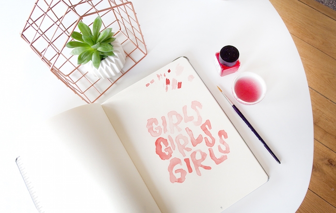 Les illustrations de Charlotte O&#039;Reilly sur son carnet de note