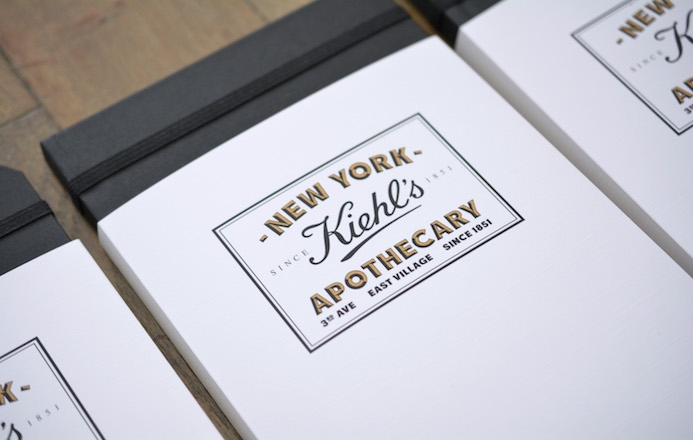 Les carnets de note personnalisés Le Papier x Kiehl&#039;s