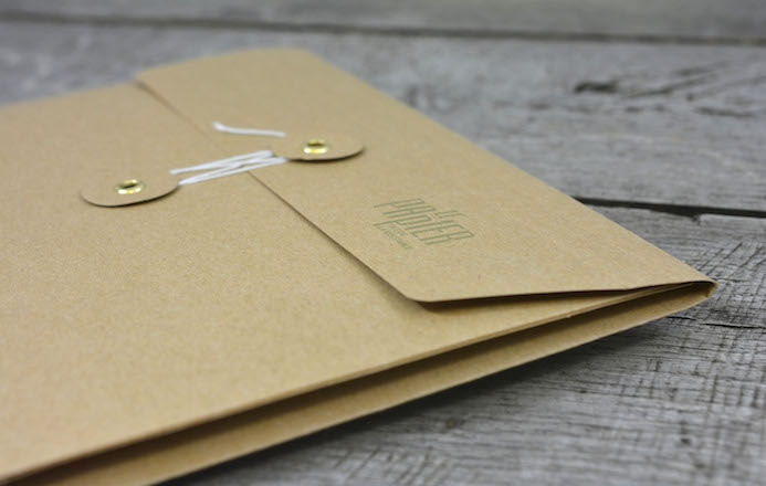 Enveloppes à Oeillet en Kraft Marron Le Papier